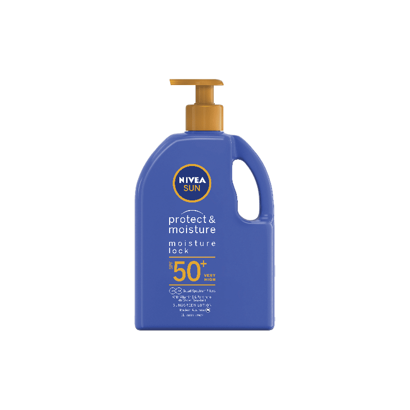 Nivea Sun Protect & Moisture SPF50+ 1L - 4005900435682 are sold at Cincotta Discount Chemist. Buy online or shop in-store.
