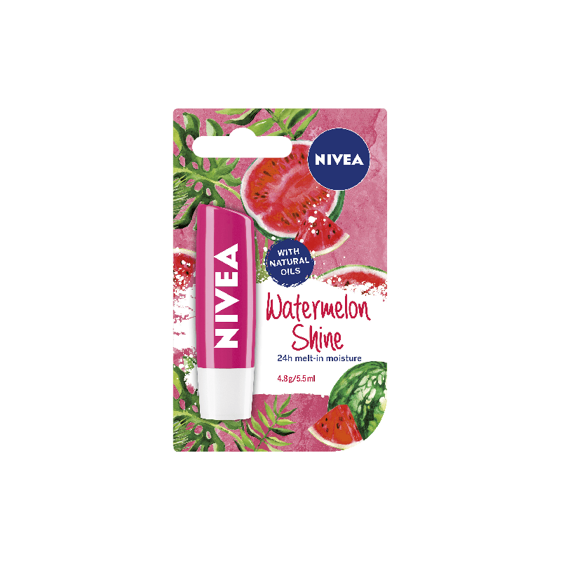 Nivea Lip Care Watermelon Shine 4.8g - 4005900766670 are sold at Cincotta Discount Chemist. Buy online or shop in-store.